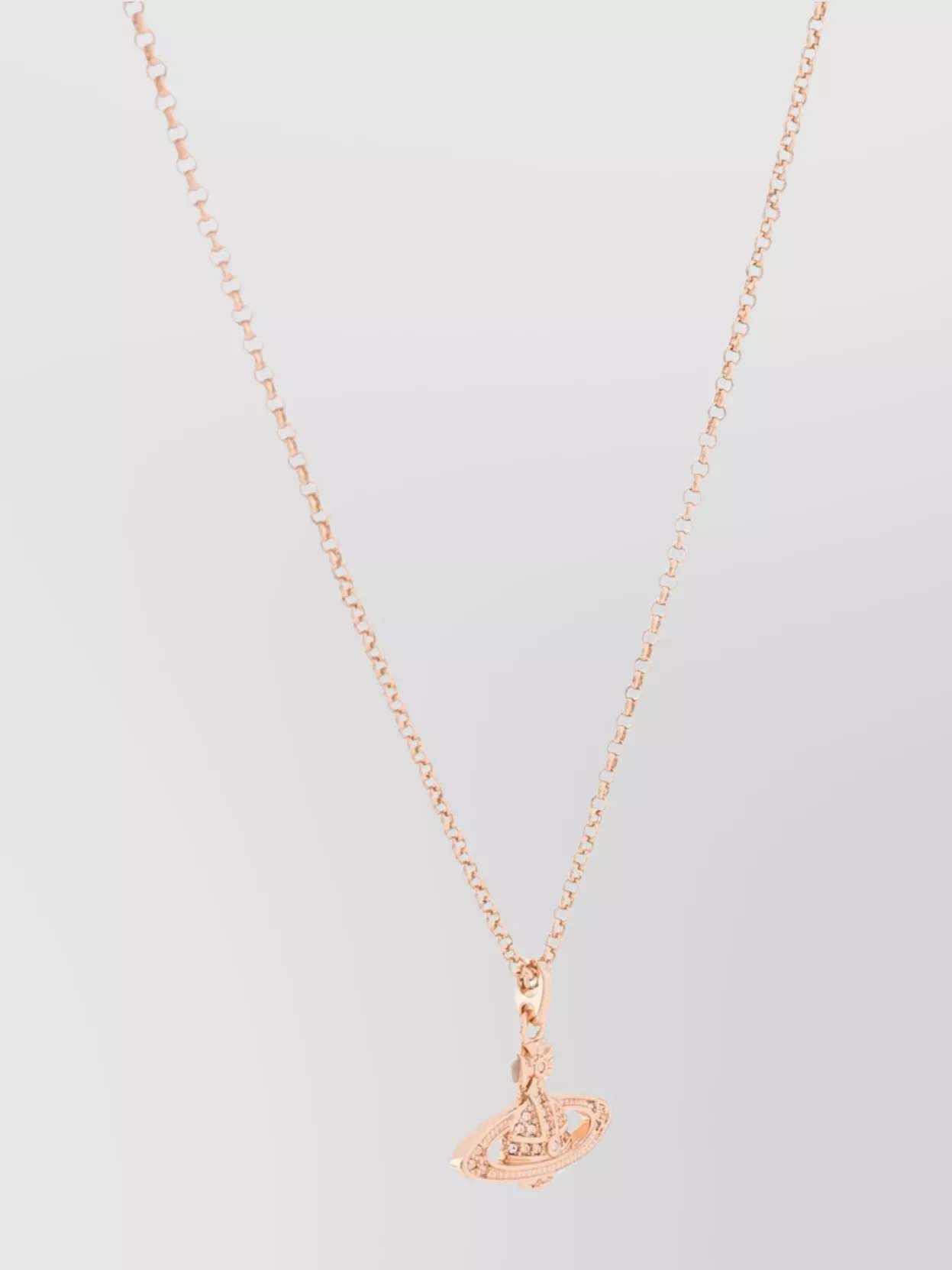 Vivienne Westwood Chain Pendant Necklace Crystal Embellishments
