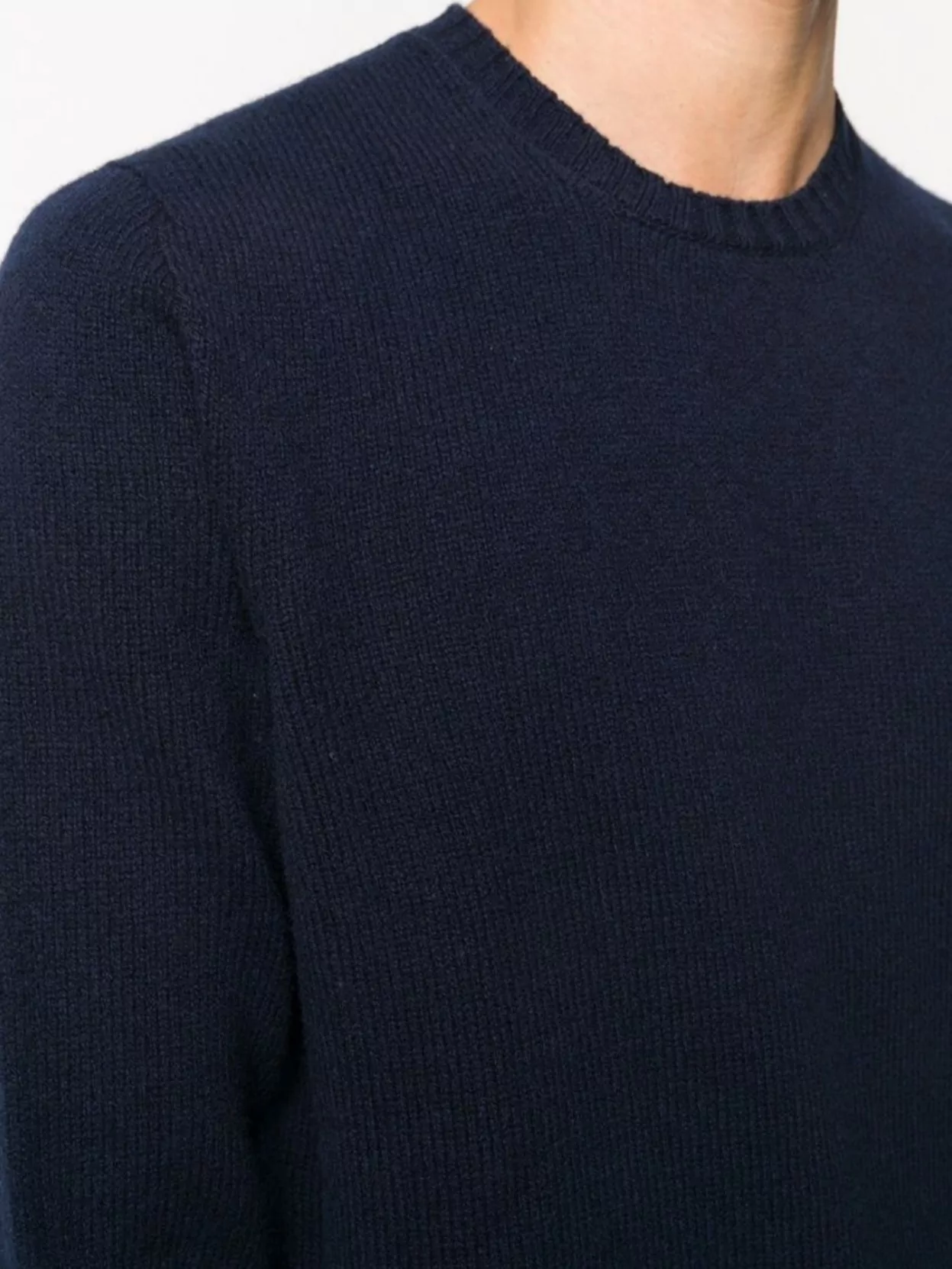 Drumohr Crew Neck Lambs Wool Sweater