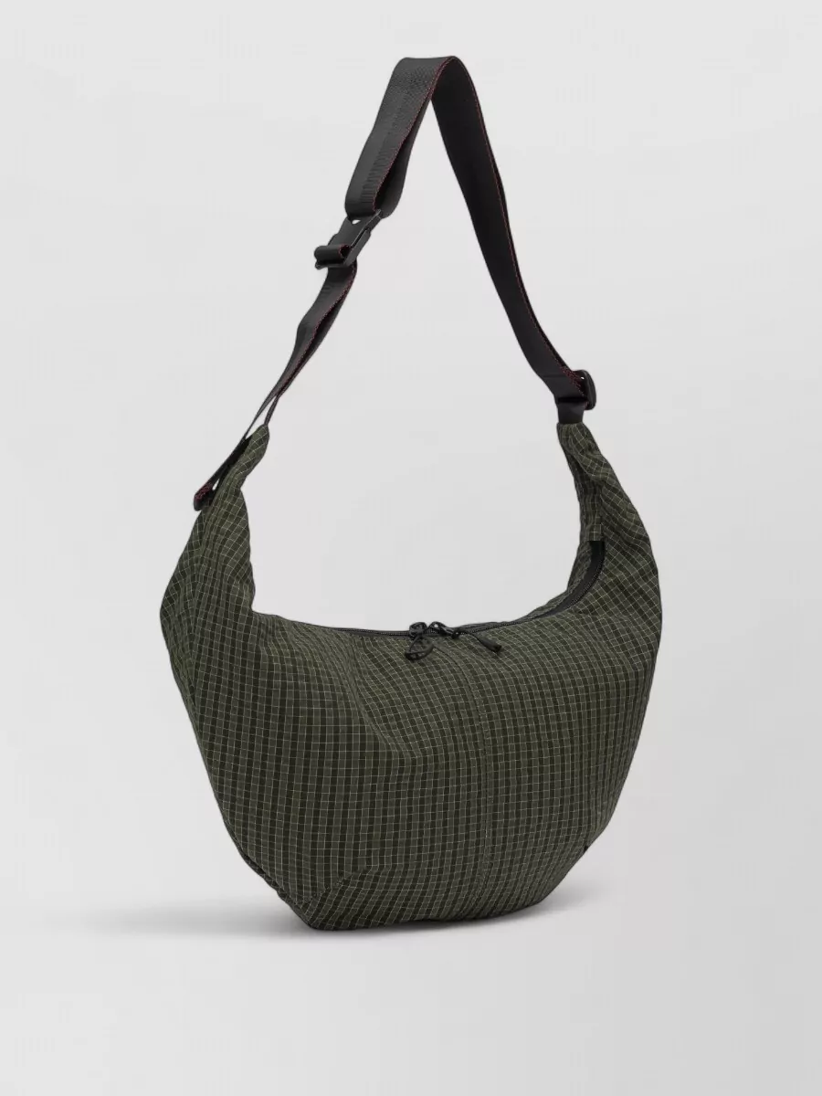 Comme Des Garçons Homme Grid Check Large Shoulder Bag
