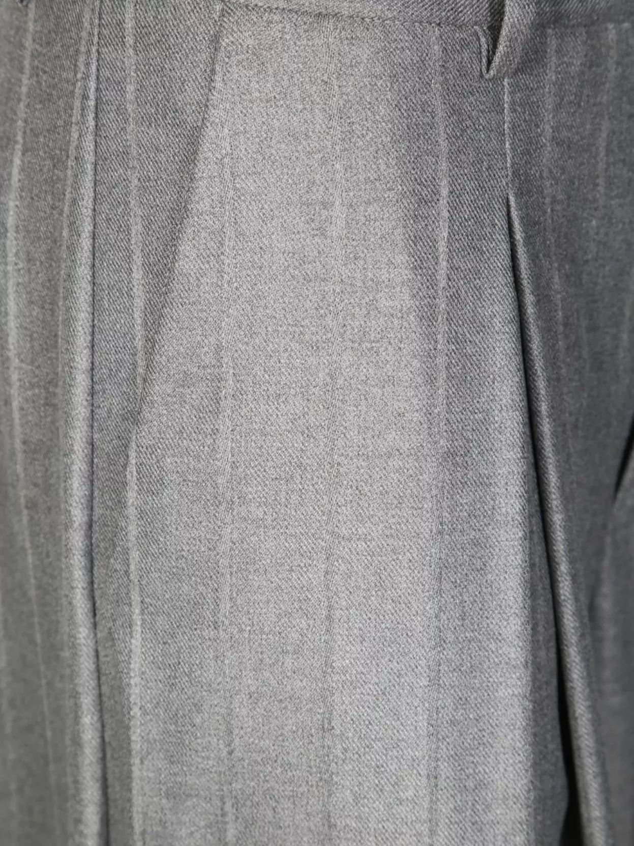 The Andamane Wide Leg Pleated Trousers With Belt Loops