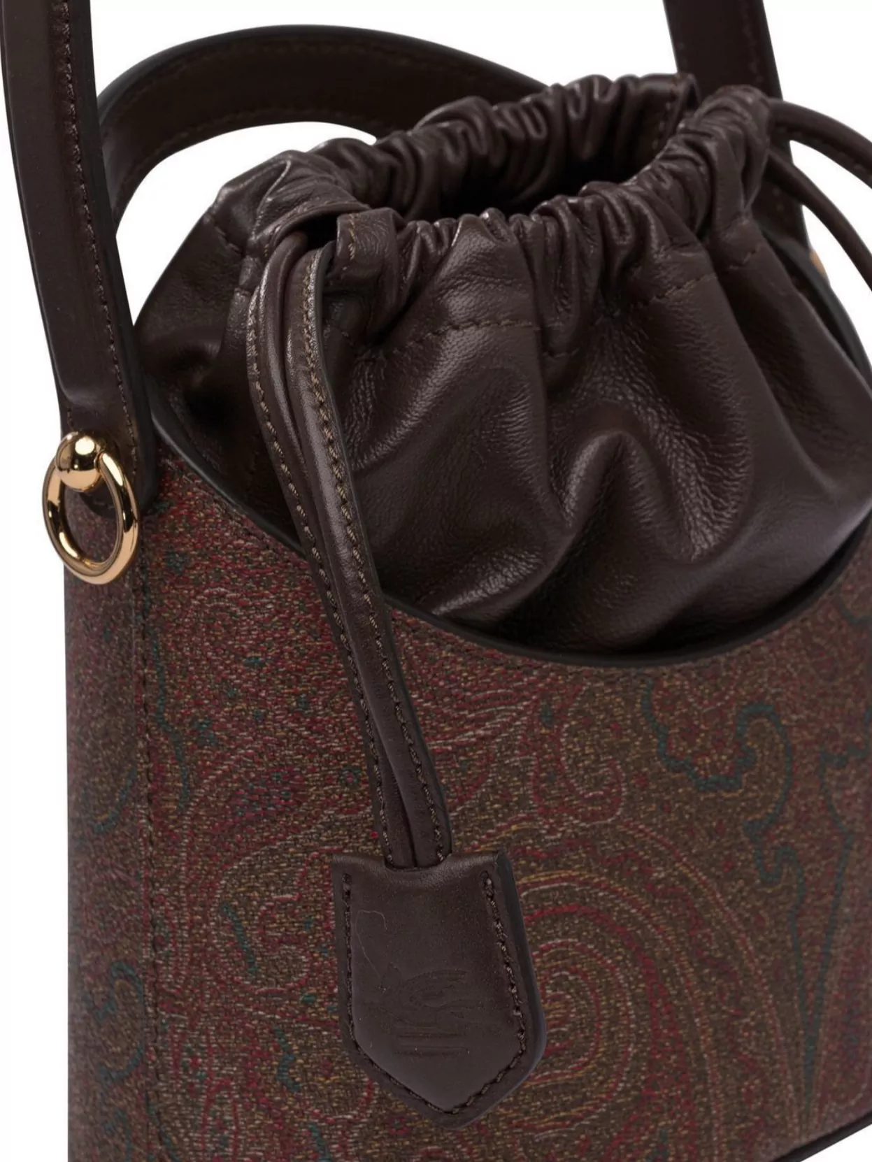 Etro Bucket Bags With Paisley Pattern And Top Handle