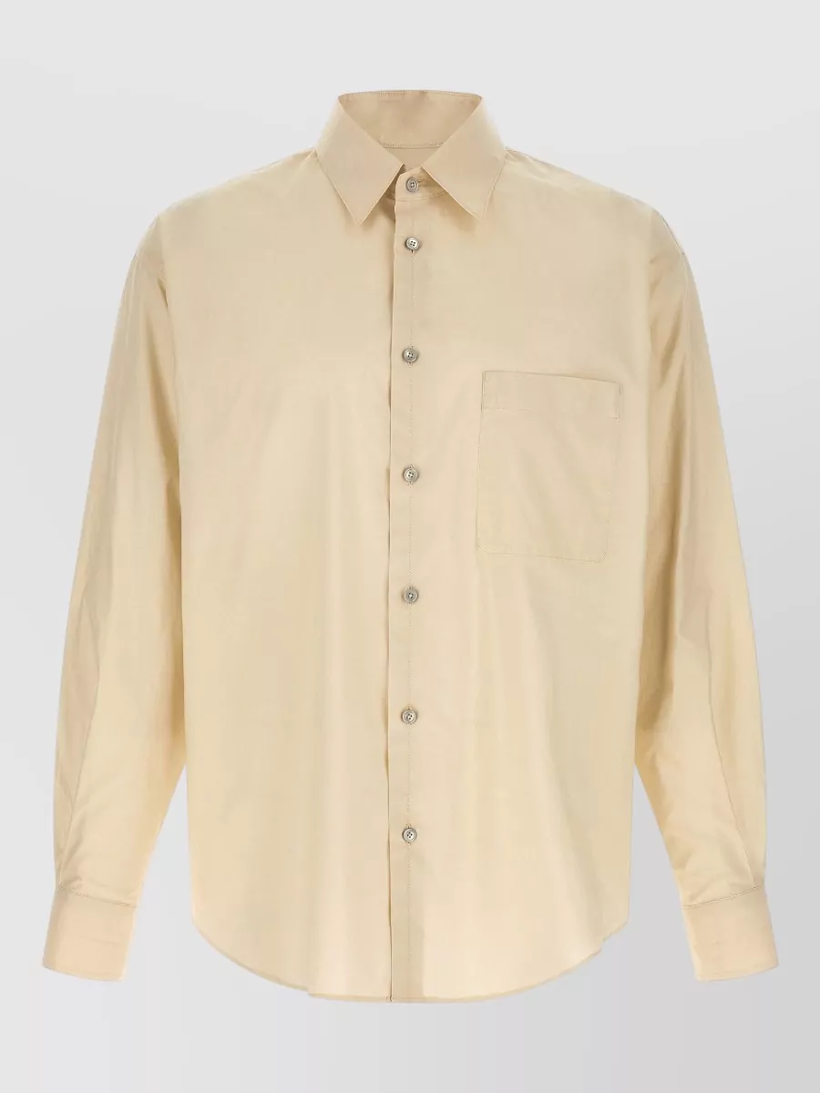 Lemaire Silk blend regular shirt