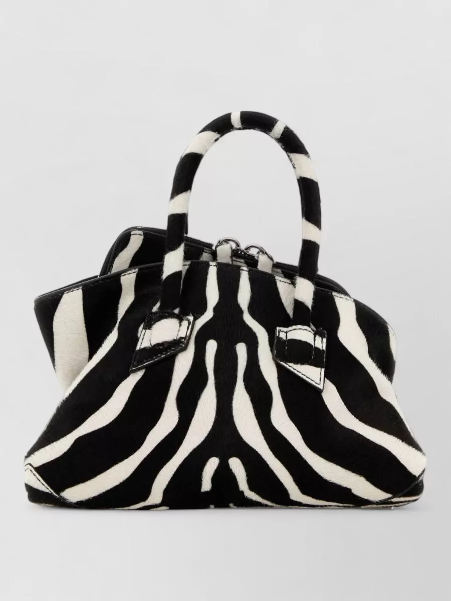 The Attico mini calf hair shoulder bag