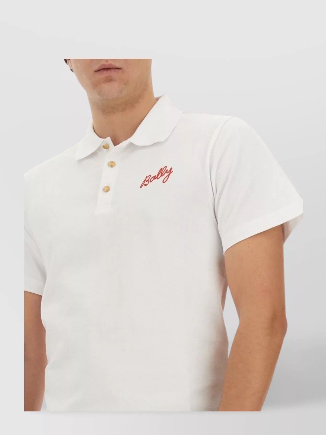 Bally Logo Polo Shirt Short Sleeves