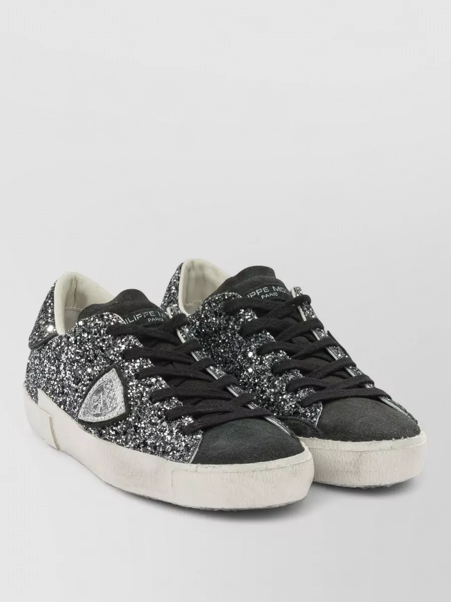 Philippe Model leather low-top sneakers
