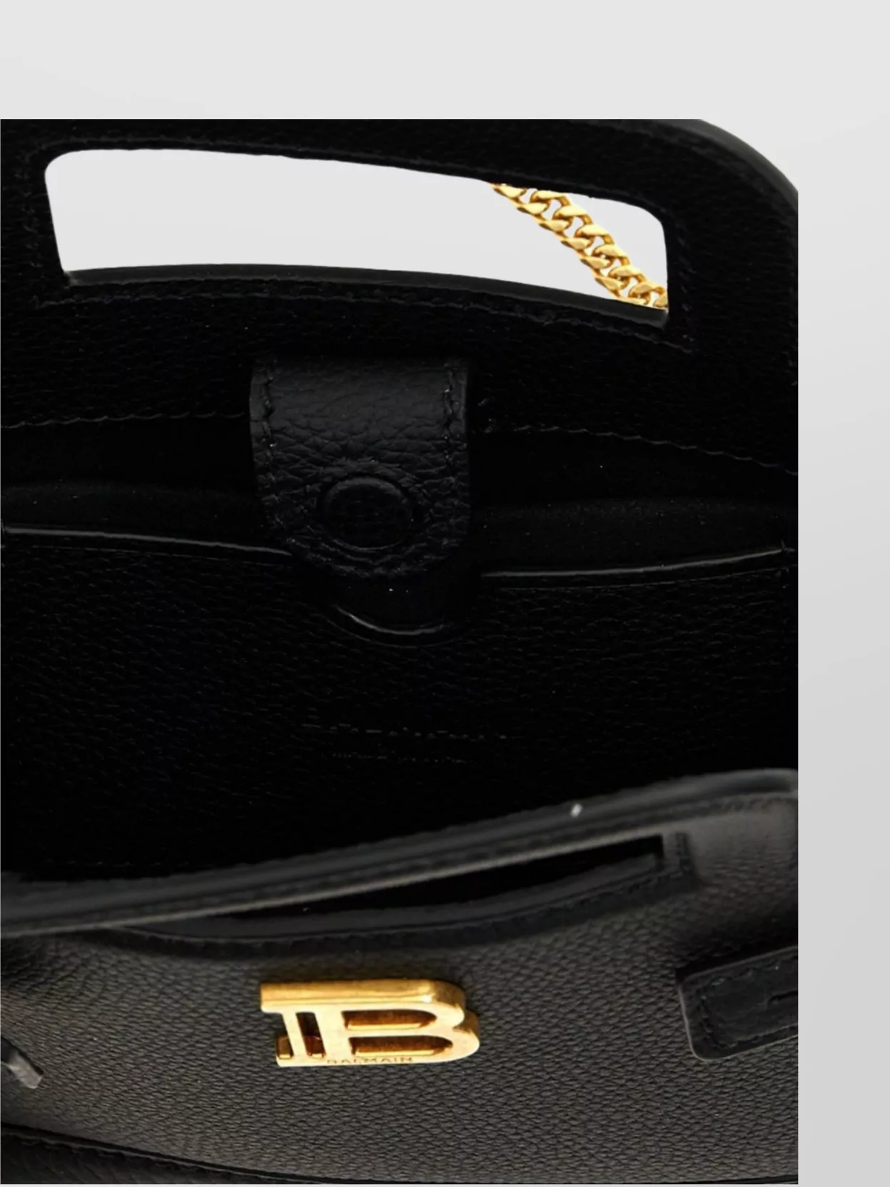 Balmain Small Handbag With Detachable Chain Strap