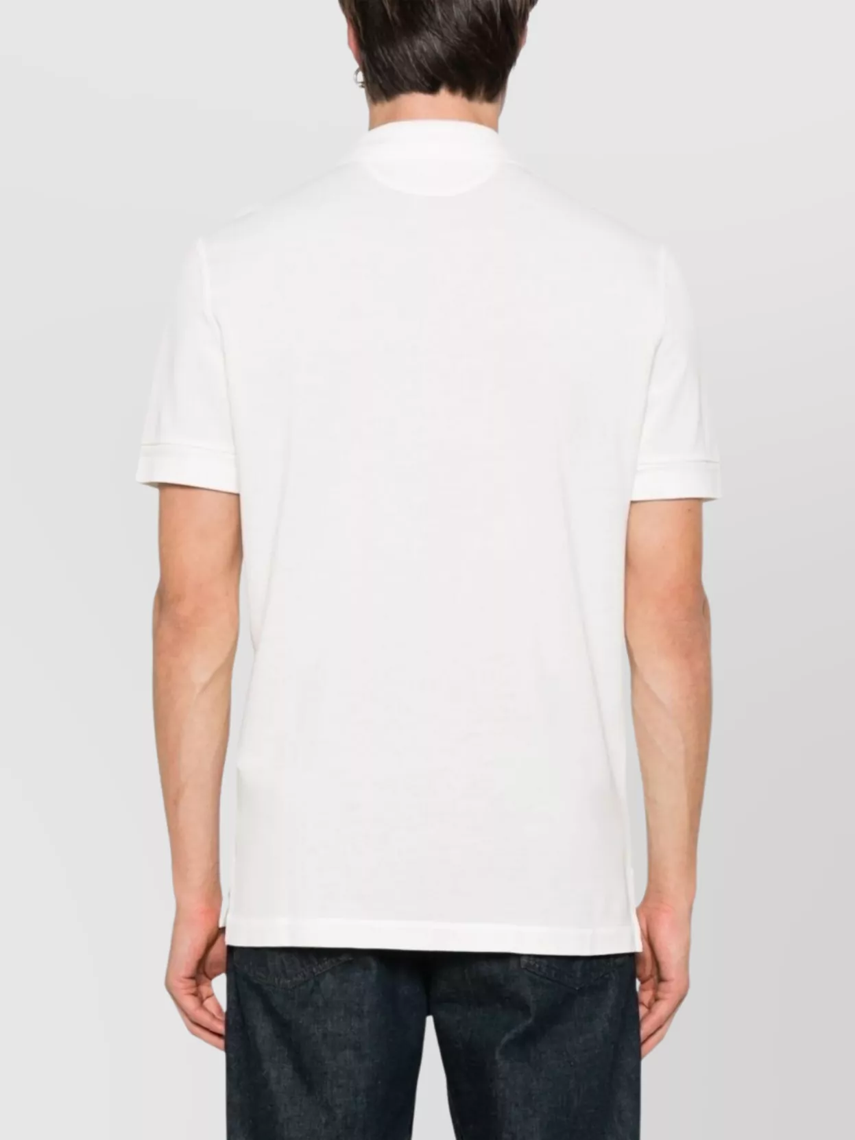Tom Ford Lyocell Piqué Polo Collar Short Sleeves