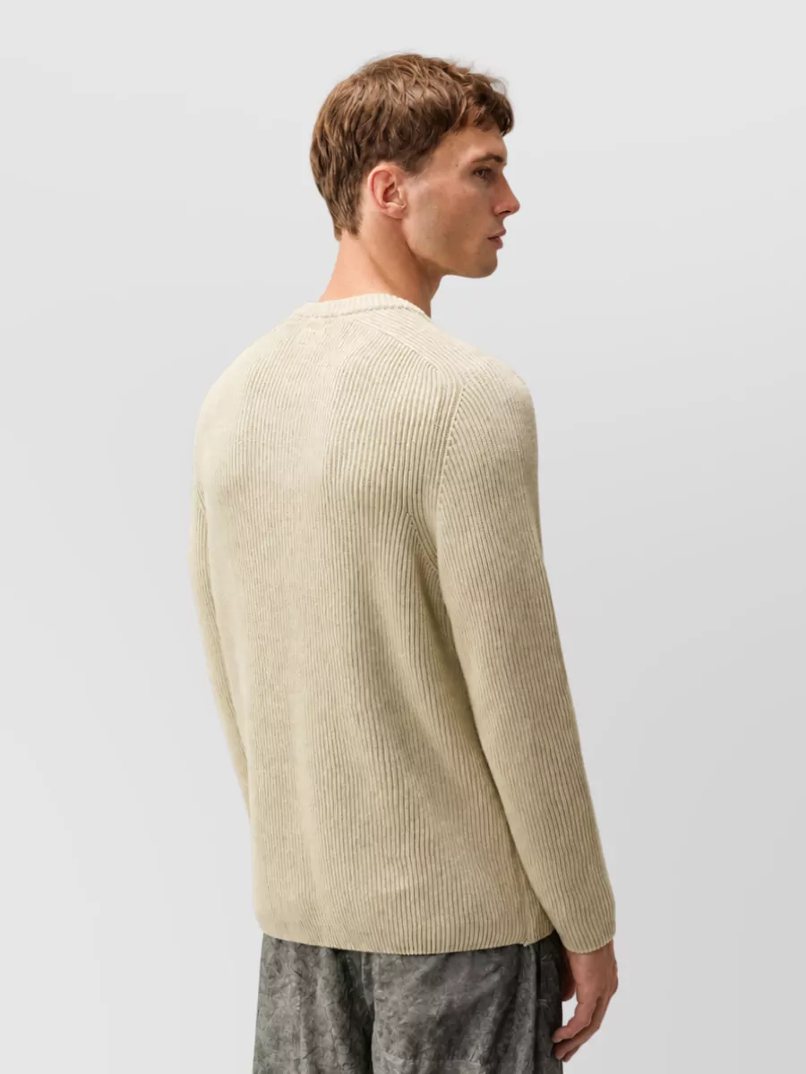 C.p. Company Ribbed Crewneck Sweater