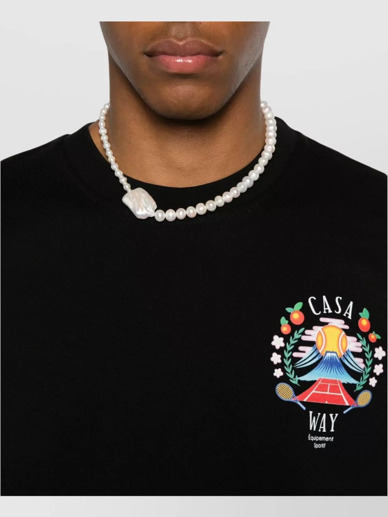 Casablanca Mountain Journey Graphic Print T-Shirt
