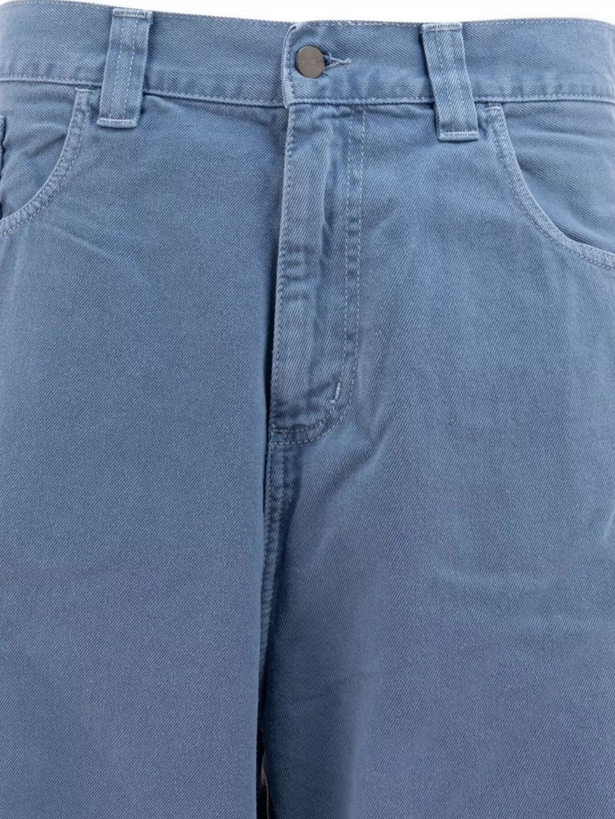 Carhartt Wip Denim Trousers With Pockets And Loops
