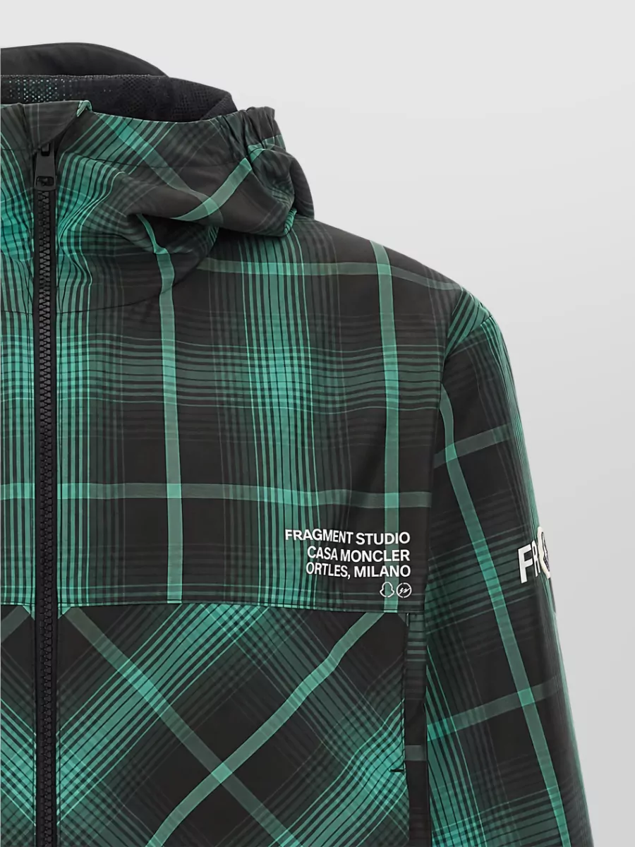 Moncler Genius Checked Hooded Windbreaker