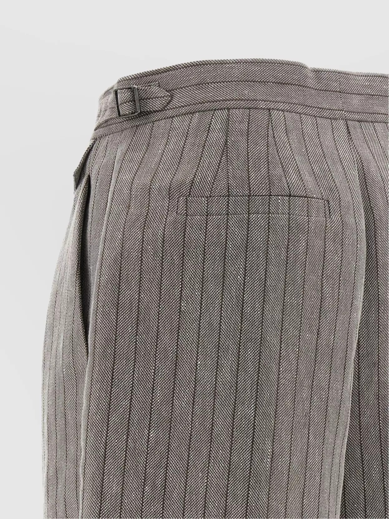 Brunello Cucinelli Herringbone Bermuda Shorts Bermuda And Short Multicolor In Multi