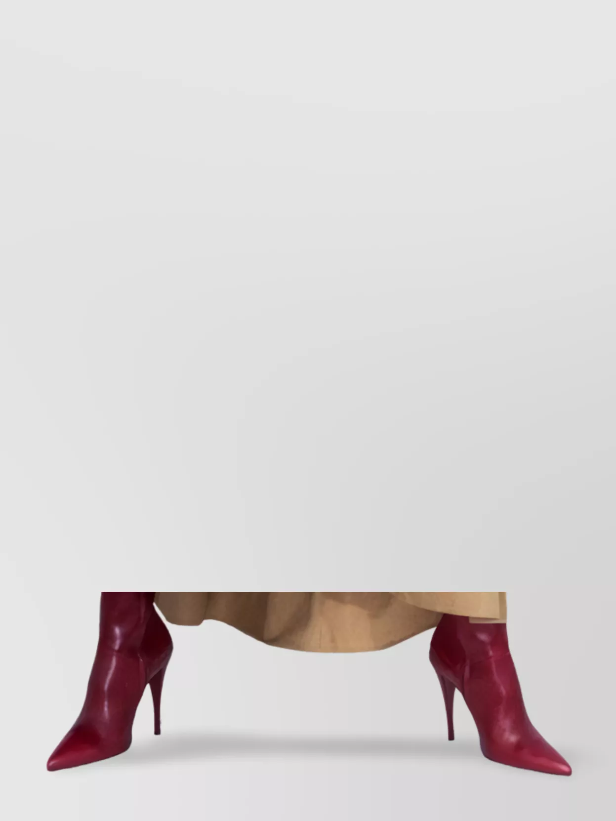 Saint Laurent Cascading Tiered Maxi Dress With Belted Waist