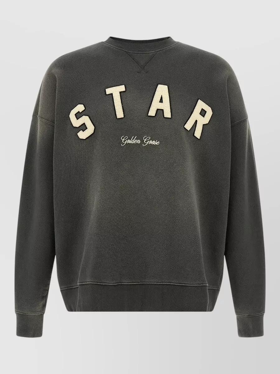 Golden Goose cotton oversized crewneck sweatshirt