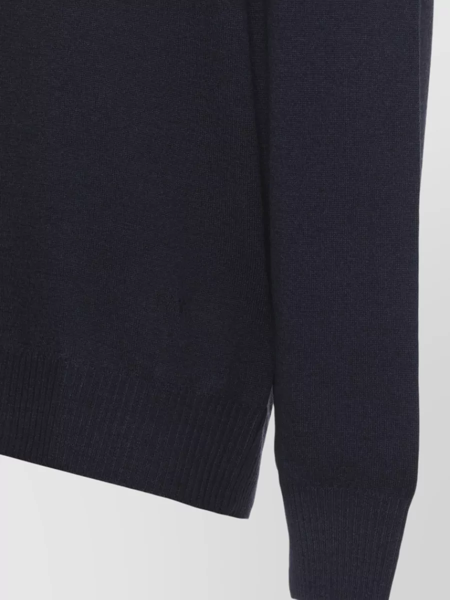 Fay Wool Crew Neck Sweater Long Sleeves