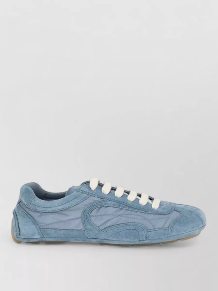 Prada Leather Low-Top Sneakers