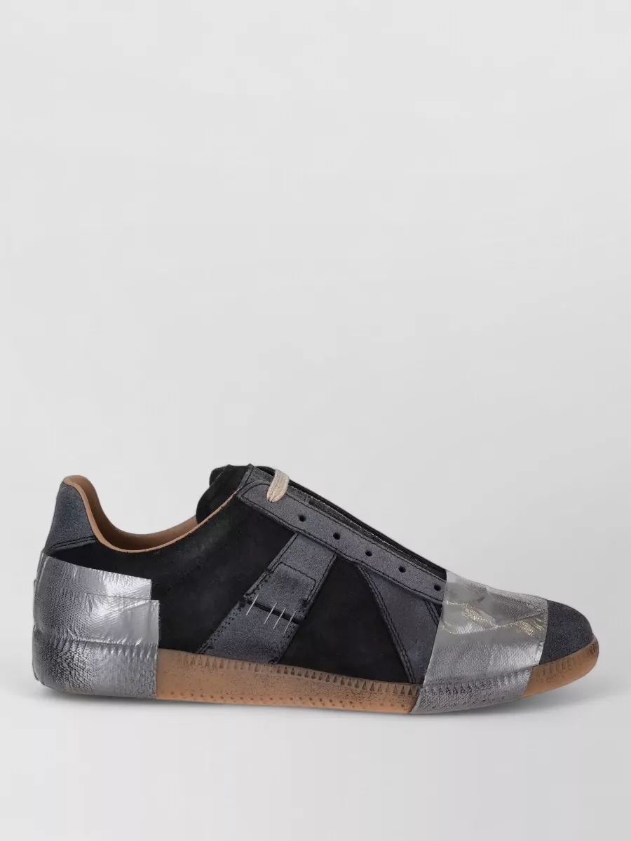 Maison Margiela Leather Low-Top Sneakers
