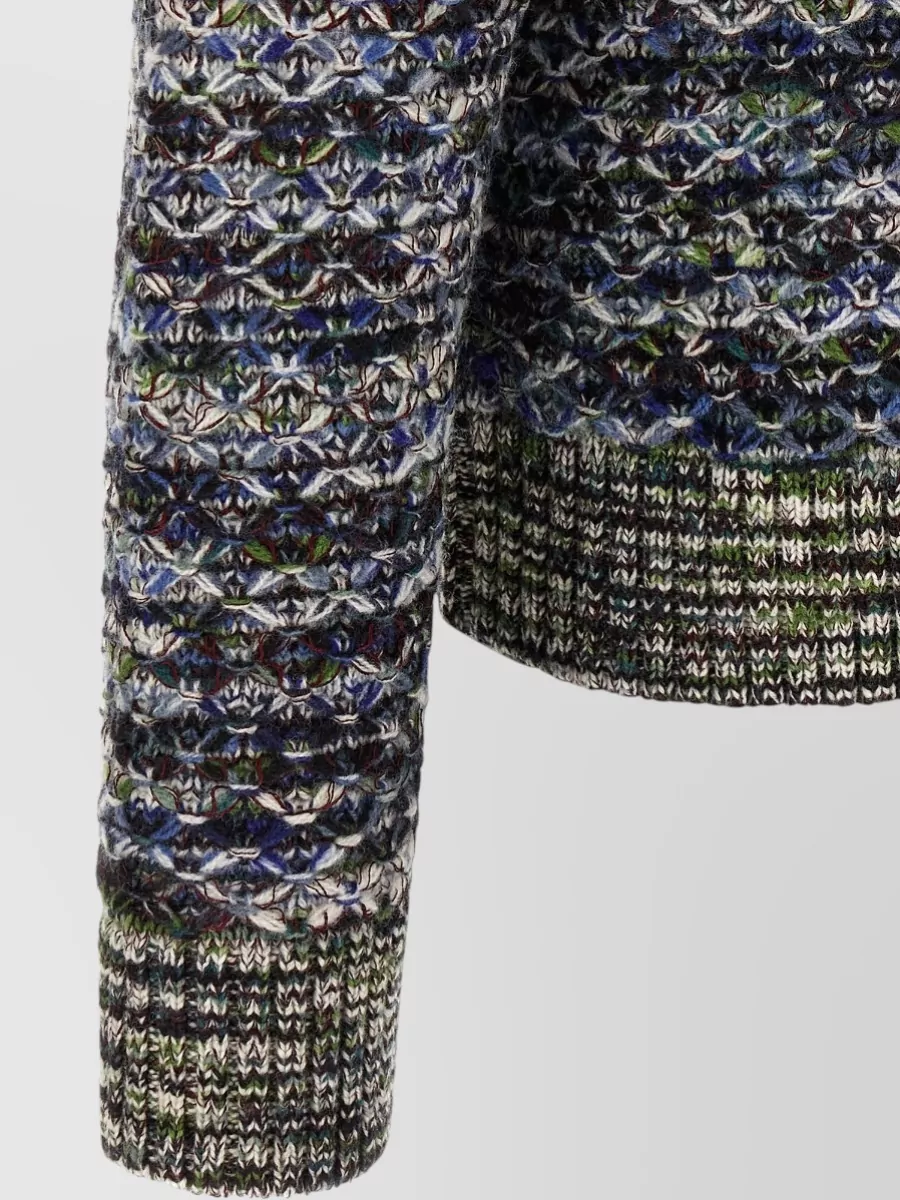 Missoni Wool Ribbed Crew Neck Jumper