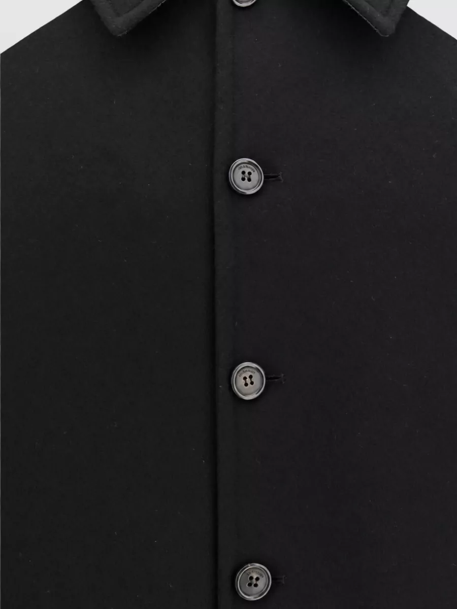 Ferragamo Wool Cashmere Single Breasted Jacket