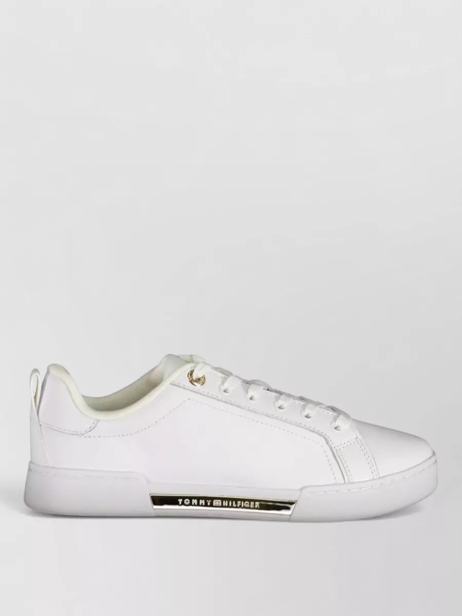Tommy Hilfiger Leather Lace-Up Sneakers