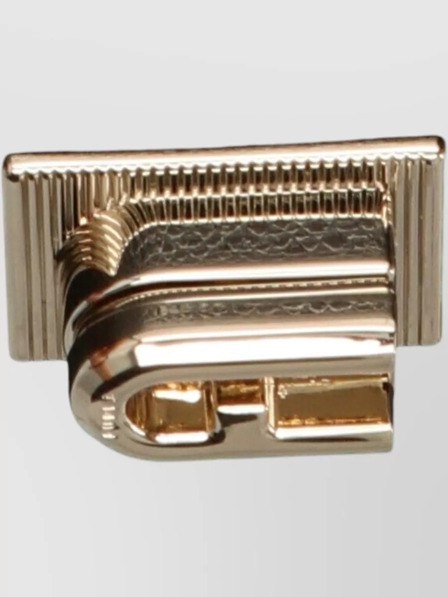 Furla 1927 Mini Leather Clutch Bag
