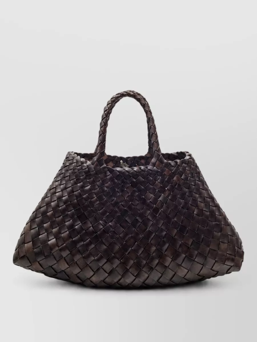 Dragon Diffusion santa croce small leather tote bag