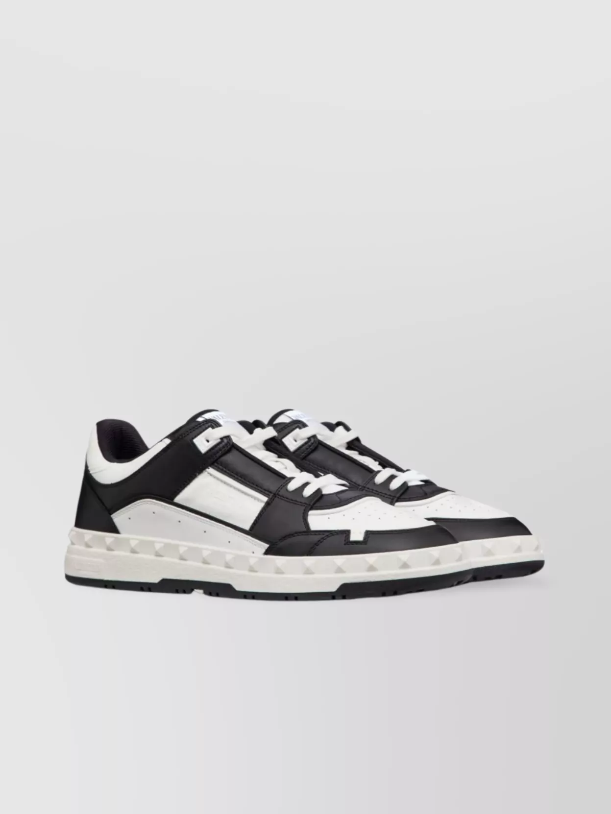 Valentino Garavani Dotsliberty Sneakers Leather Perforated Toe