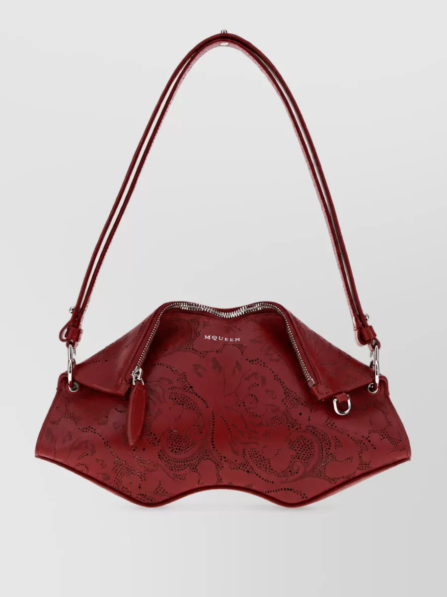 Alexander McQueen calf leather clutch bag