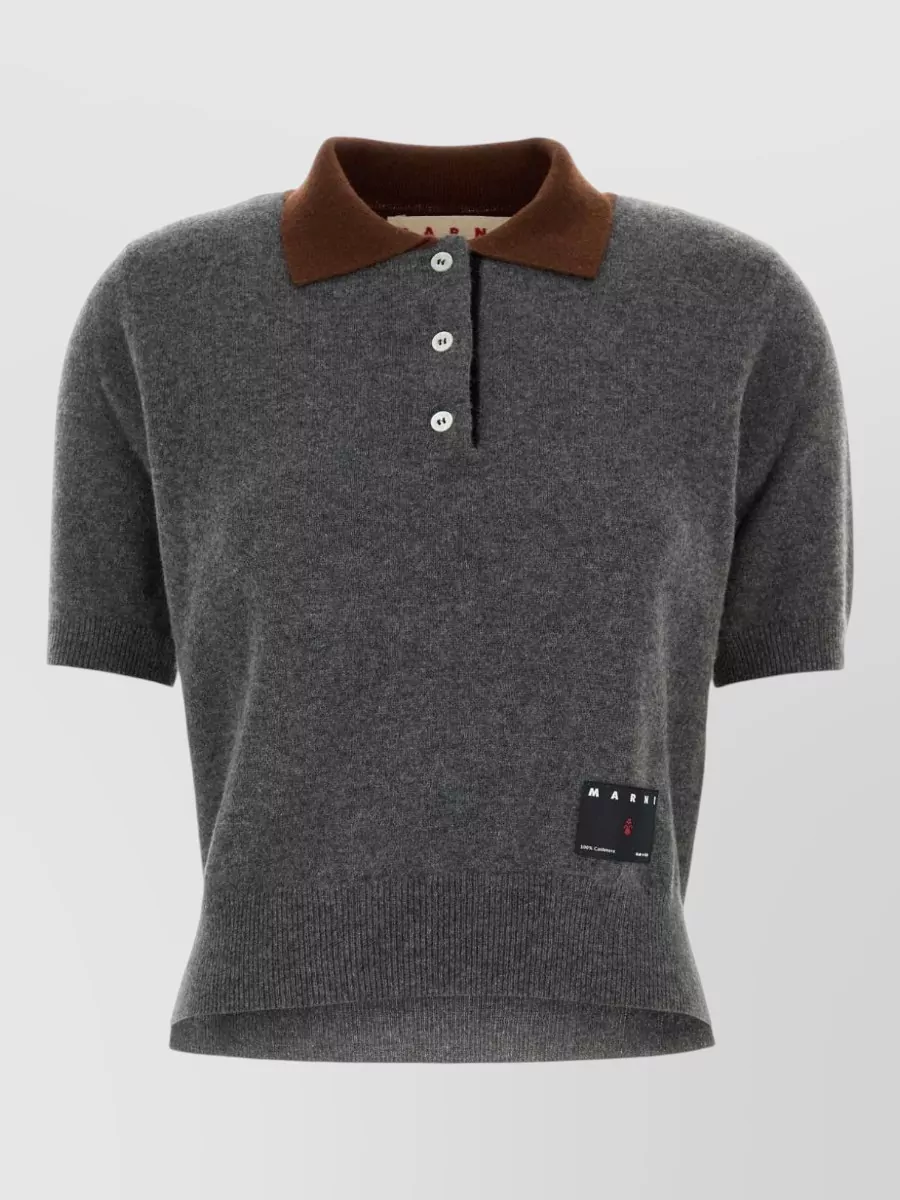 Marni Cashmere Polo Shirt