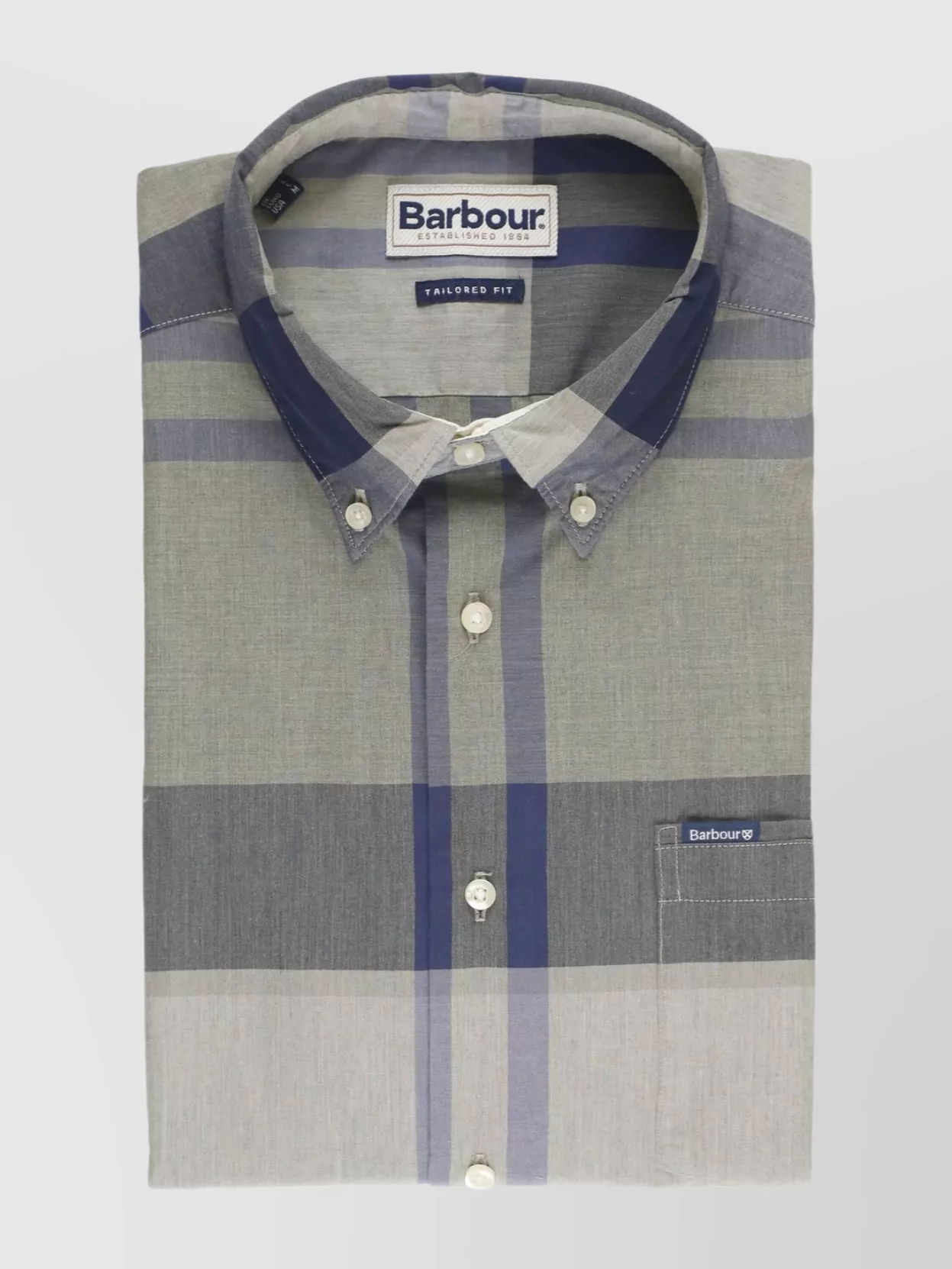 Barbour tartan long-sleeve casual shirt