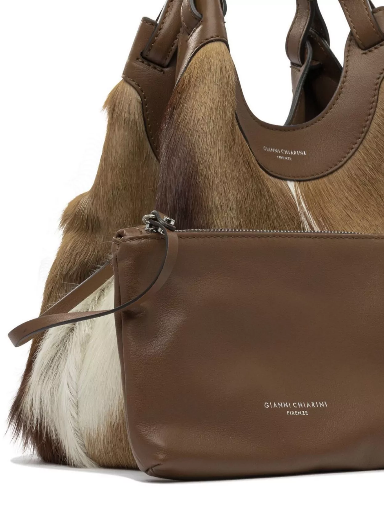 Gianni Chiarini Shoulder Bags Fur Texture
