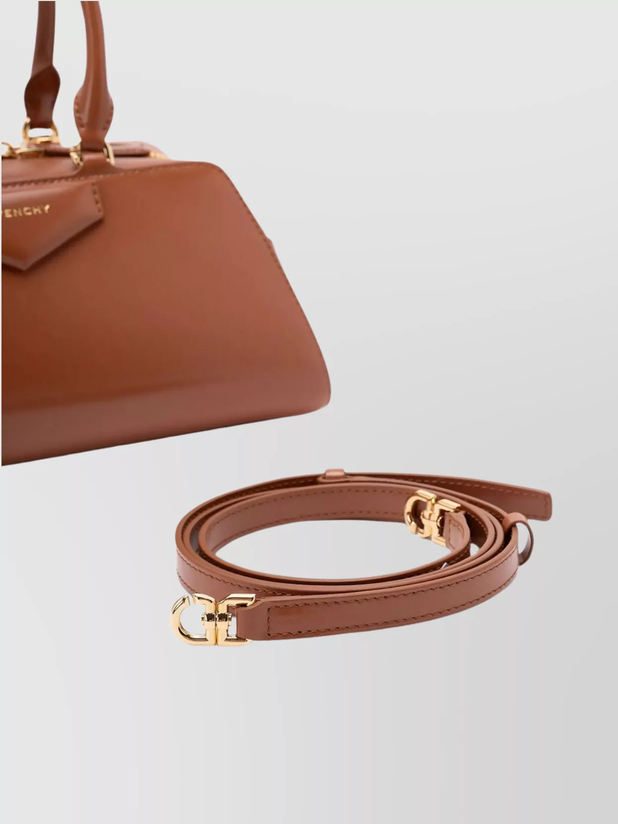 Givenchy Small Leather Box Bag East-West Style