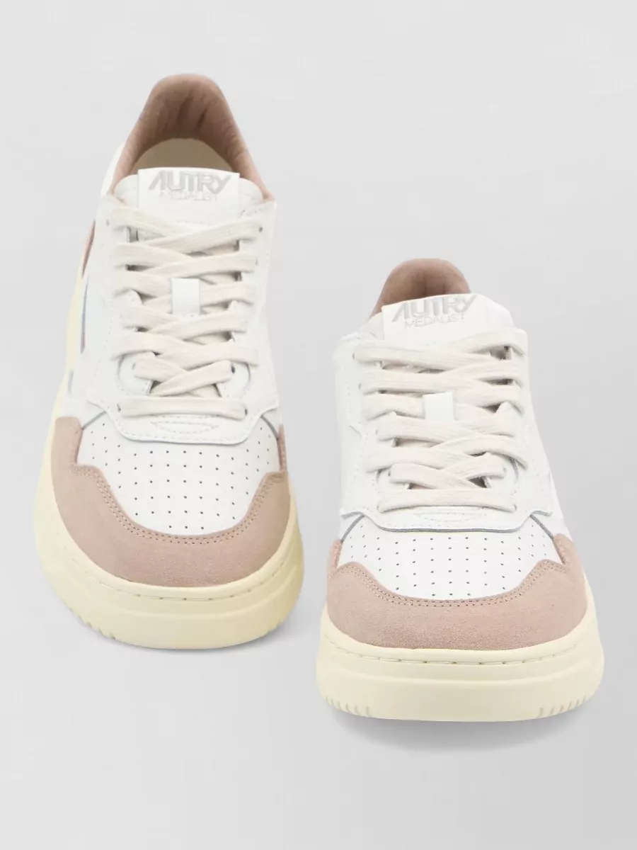 Autrey Autry Leather low-top sneakers | The Fashion Square