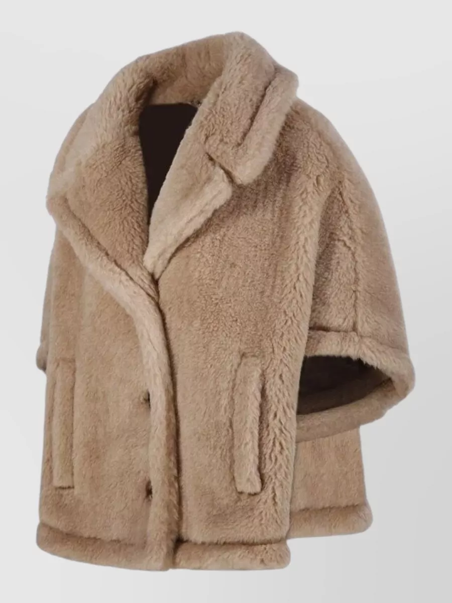 Max Mara Cashmere Faux Fur Coat