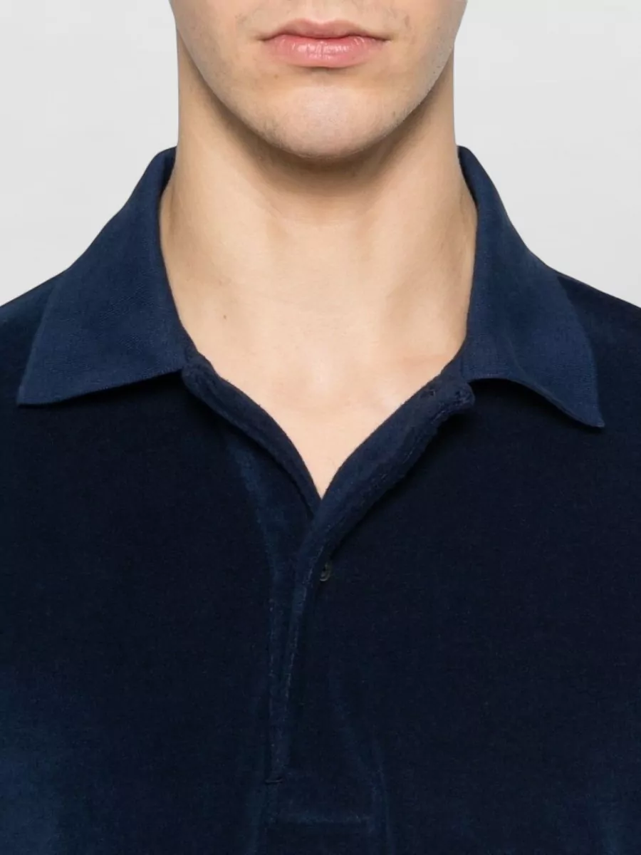 Tom Ford Cotton Polo Shirt Short Sleeves Collar