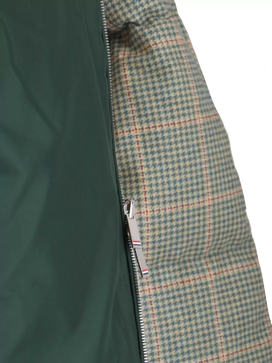 Thom Browne Casual High Collar Jacket Striped Quilting