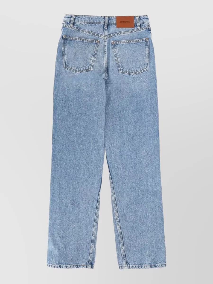 Rotate Organic Cotton Straight-Leg Jeans