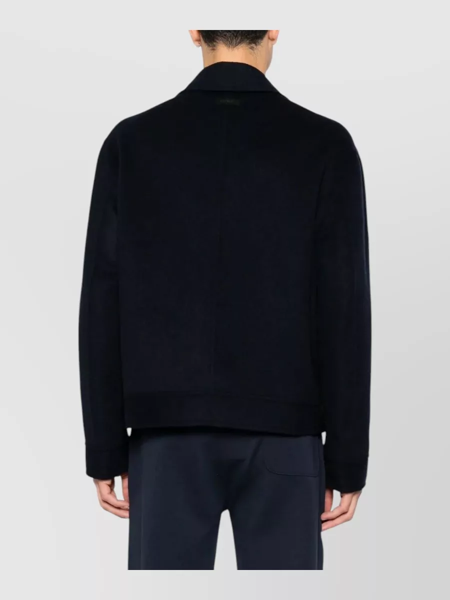 Lardini Cashmere Wool Single-Breasted Coat