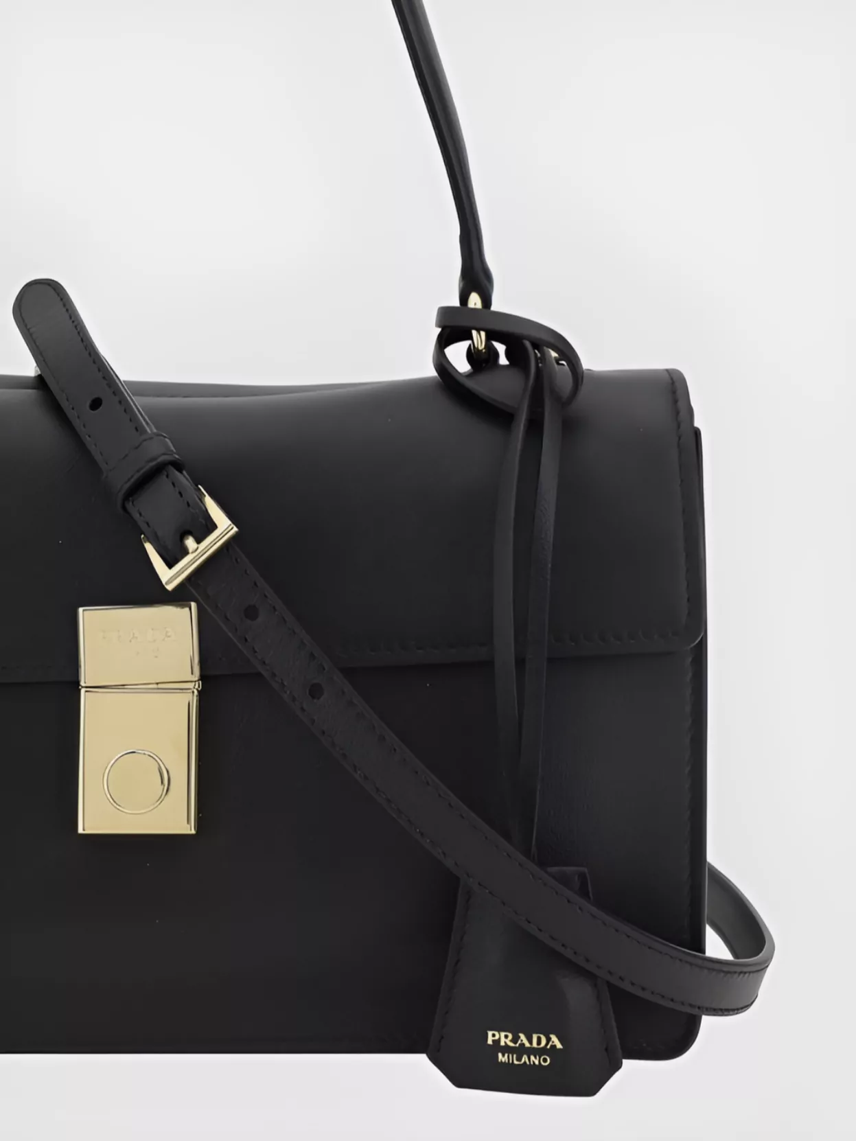 Prada Geometric Structure Shoulder Bag