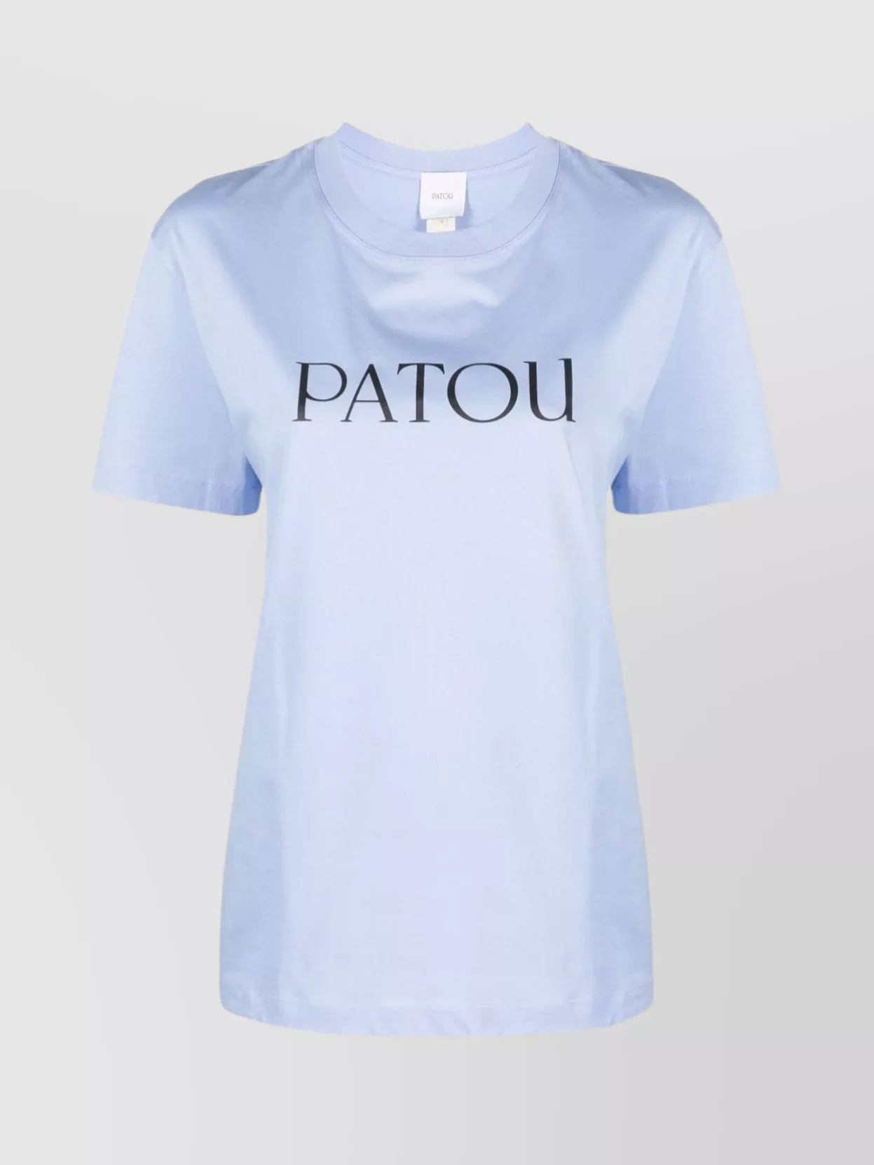Shop Patou Sleeved Round Neck Top In Blue