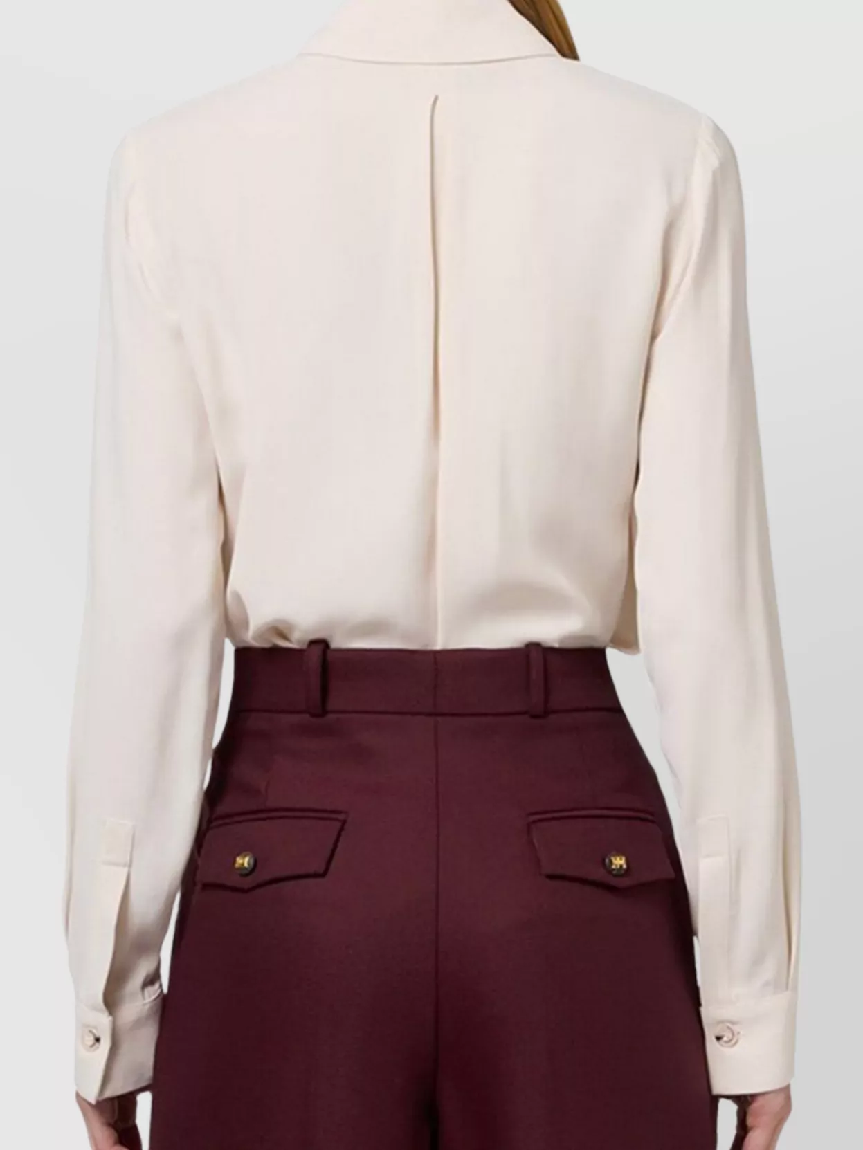 Elisabetta Franchi Pocketed Collared Long Sleeve Tops