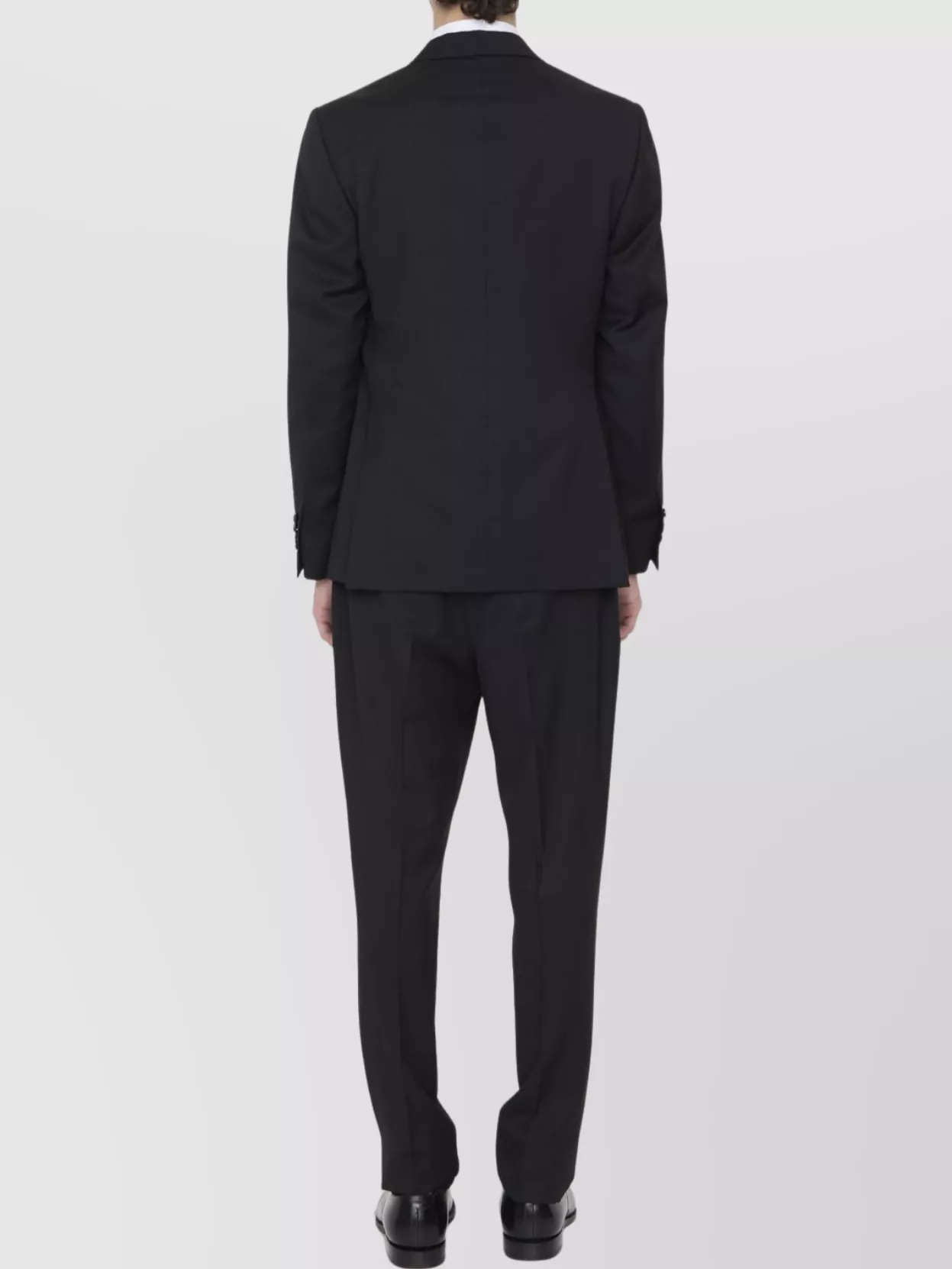 Lardini Wool Suit With Straight-Leg Trousers