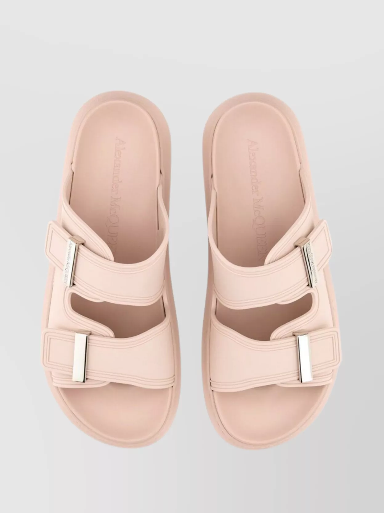 Alexander Mcqueen Chunky Double Strap Open Toe Sandal