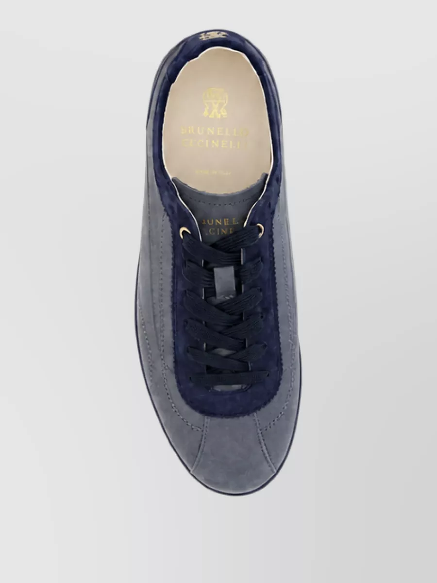 Brunello Cucinelli Calf Leather Low Top Sneakers