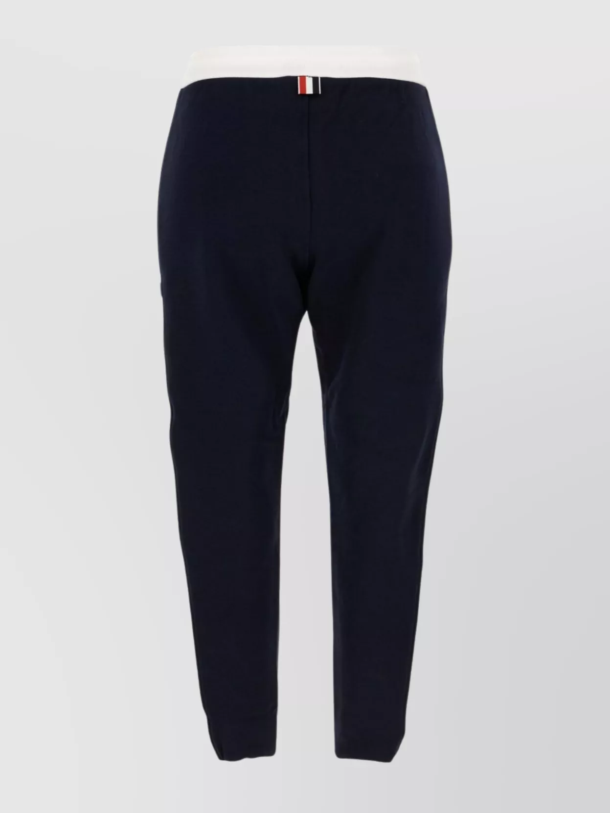 Thom Browne Cotton Joggers With Drawstring Waist And Side Stripes In Blue