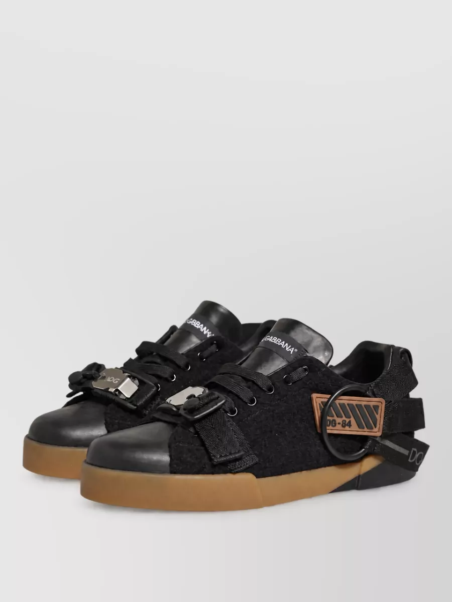 Dolce&Gabbana Leather Low-Top Sneakers