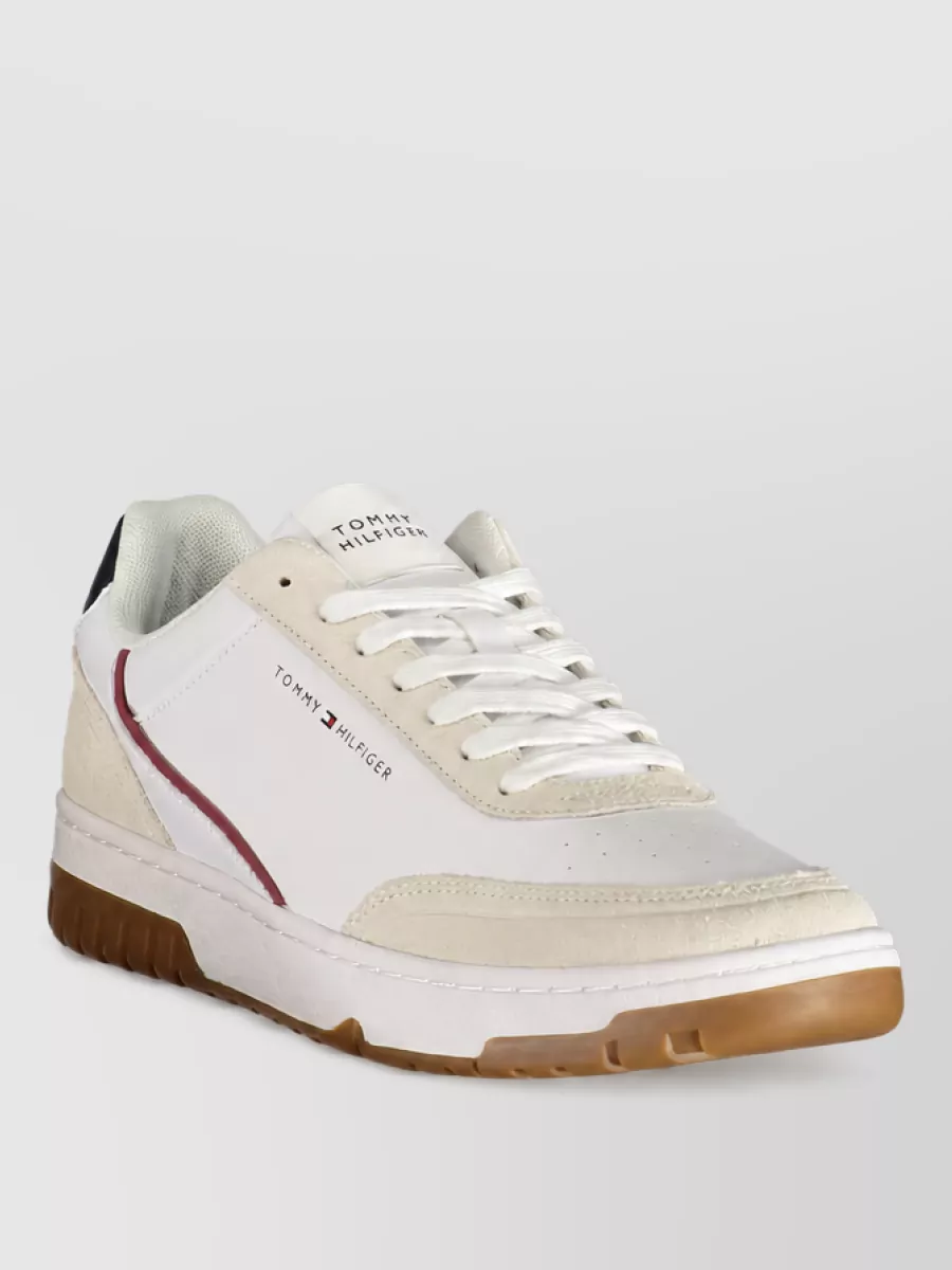 Tommy Hilfiger Leather Low-Top Sneakers