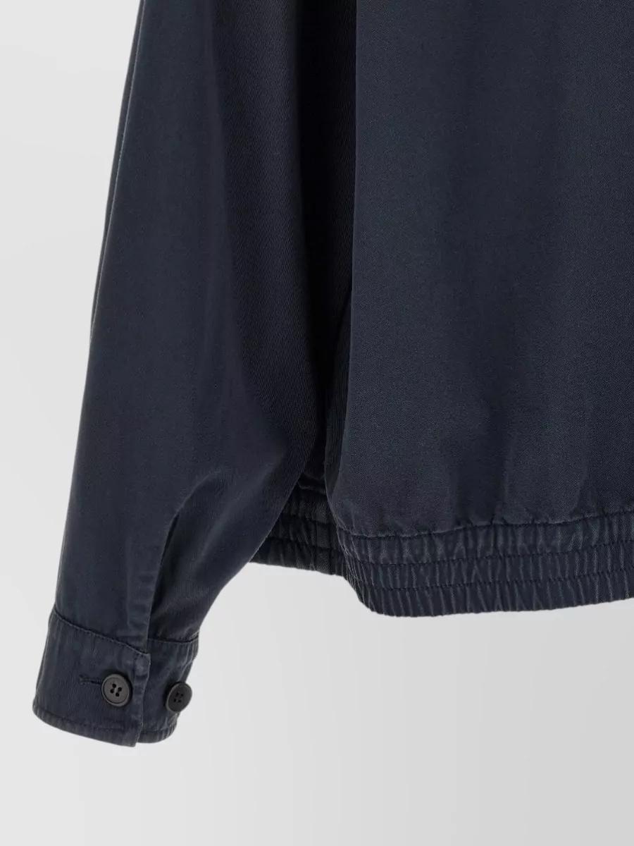 Prada Leather Collar Single Breasted Jacket