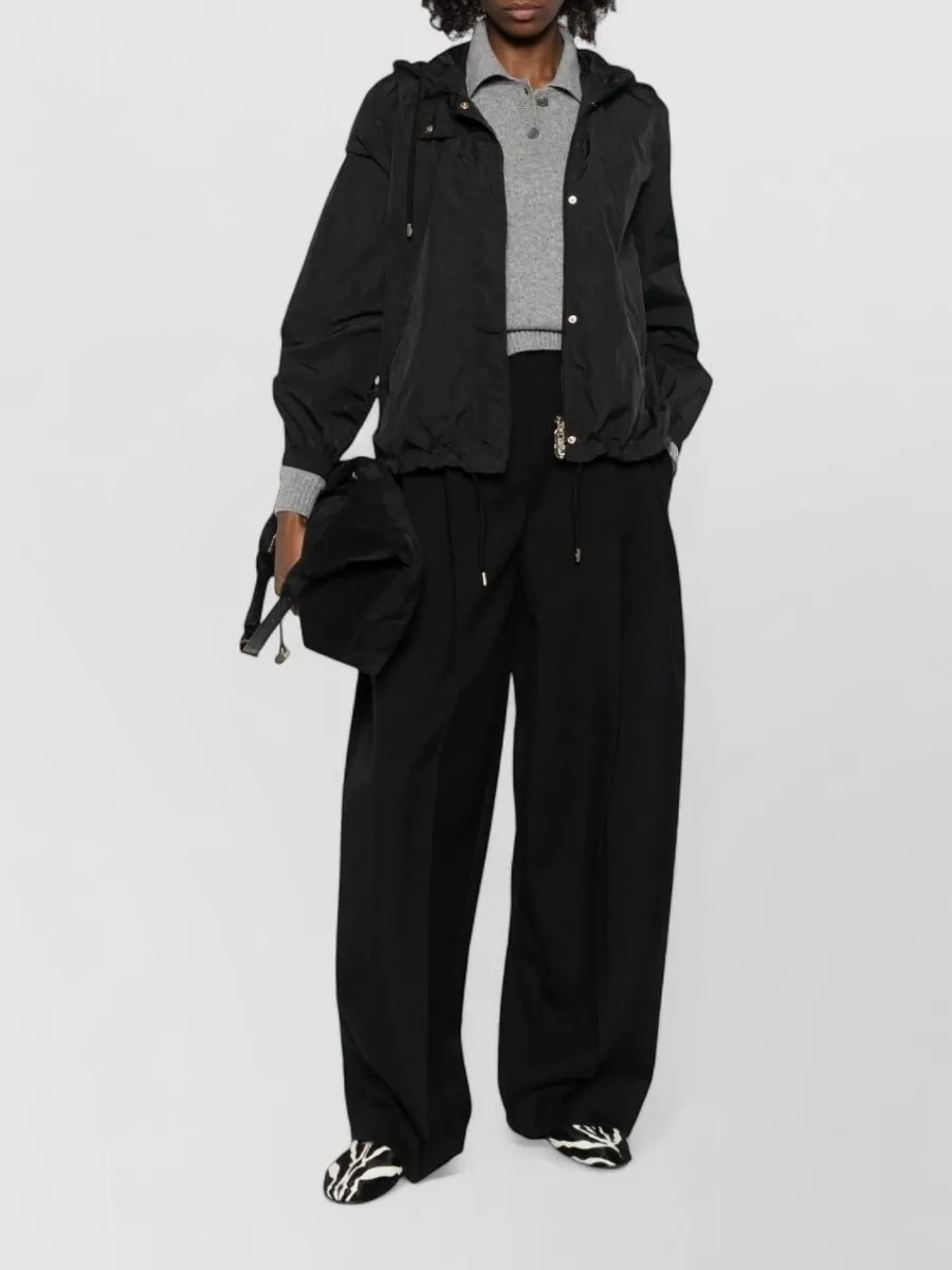 Emporio Armani Hooded Nylon Parka Coat