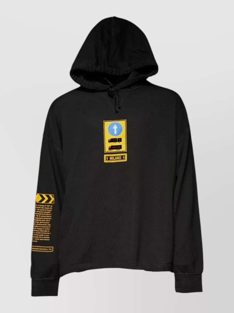 Dolce&Gabbana cotton hooded pullover sweatshirt